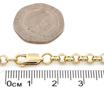 9ct gold 21.7g 19 inch belcher Chain